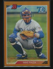Mike Piazza [Orange] #92B-MP Baseball Cards 2017 Bowman 1992 Chrome Prices
