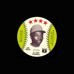 Lou Brock Baseball Cards 1977 Chilly Willee Discs Prices
