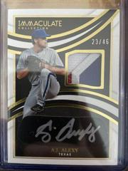 A.J. Alexy [Patch Autograph Black] #131 Baseball Cards 2022 Panini Immaculate Prices