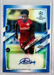 Karim Adeyemi [Blue Refractor] #CA-KA Soccer Cards 2020 Topps Chrome UEFA Champions League Autographs Prices