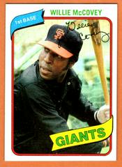 Willie McCovey Baseball Cards 1980 Topps Prices