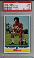 Gene Washington #46 Football Cards 1974 Topps Parker Brothers Prices