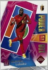 Romelu Lukaku Soccer Cards 2021 Panini Donruss Road to Qatar Power in the Box Prices