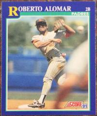 Roberto Alomar Baseball Cards 1991 Score Prices