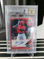 Jo Adell [Red] Baseball Cards 2019 Panini Donruss Optic Rated Prospects Signatures Prices