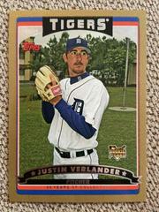 Justin Verlander [Gold] #641 Baseball Cards 2006 Topps Prices