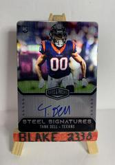 Tank Dell #RSSTDE Football Cards 2023 Panini Plates and Patches Rookie Steel Signatures Prices