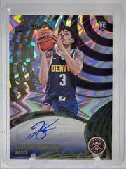 Julian Strawther [Fractal] #8 Basketball Cards 2023 Panini Revolution Rookie Autograph Prices