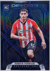 Romain Perraud [Electric Etch Blue] Soccer Cards 2021 Panini Obsidian Prices