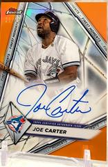 Joe Carter [Orange] Baseball Cards 2022 Topps Finest Moments Autographs Prices