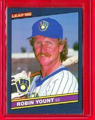 Robin Yount #31 Baseball Cards 1986 Leaf Prices