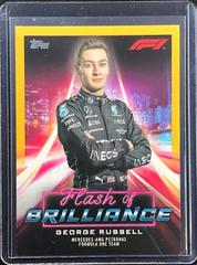 George Russell [Gold] #FOB-GR Racing Cards 2022 Topps Formula 1 Flash of Brilliance Prices