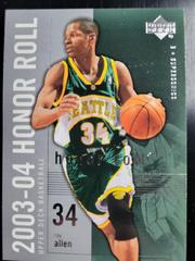Ray Allen #80 Basketball Cards 2003 Upper Deck Honor Roll Prices