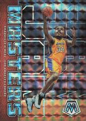 Shaquille O'Neal [Reactive Blue] #10 Basketball Cards 2022 Panini Mosaic Jam Masters Prices
