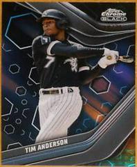 Tim Anderson [Blue] #25 Baseball Cards 2023 Topps Chrome Black Prices