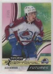 Alex Newhook [Pink] #EF-AN Hockey Cards 2021 Upper Deck Synergy Exceptional Futures Prices