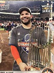 Jose Altuve #WS-9 Baseball Cards 2022 Topps Now World Series Champions Prices