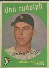 Don Rudolph #179 Baseball Cards 1959 Topps Prices