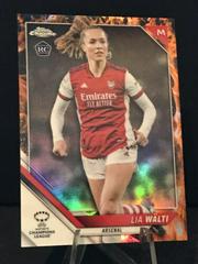 Lia Walti [Inferno Refractor] Soccer Cards 2021 Topps Chrome UEFA Women’s Champions League Prices