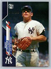 Mickey Mantle [Blue] #11 Baseball Cards 2021 Topps x Mickey Mantle Prices