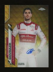 Antonio Giovinazzi [Gold Wave] #F1A-AG Racing Cards 2020 Topps Chrome Formula 1 Autographs Prices