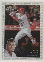 Mike Trout [Vector] Baseball Cards 2019 Panini Donruss Action All Stars Prices