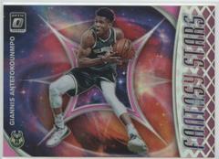 Giannis Antetokounmpo [Pink] #15 Basketball Cards 2019 Panini Donruss Optic Fantasy Stars Prices