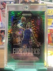 Victor Wembanyama [Green Pulsar] #1 Basketball Cards 2023 Panini Prizm Draft Picks Fireworks Prices