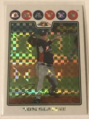 Tom Glavine [Xfractor] Baseball Cards 2008 Topps Chrome Prices