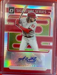 Alec Bohm [Holo] Baseball Cards 2021 Panini Donruss Optic Signature Series Prices