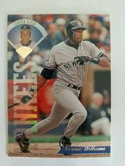 Bernie Williams #105 Baseball Cards 1995 Leaf Prices