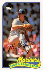 Mark Langston #85 Baseball Cards 1989 Topps Ljn Baseball Talk Prices
