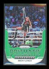 Becky Lynch [Green Prizm] #17 Wrestling Cards 2022 Panini Prizm WWE Prizmatic Entrances Prices