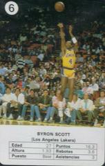 Byron Scott #6 Basketball Cards 1988 Fournier Estrellas Prices