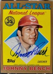 Johnny Bench [Gold] #88ASA-JBE Baseball Cards 2023 Topps 1988 All Star Autographs Prices