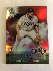 Curtis Mead [Red] #SOS-20 Baseball Cards 2023 Bowman Sights on September Prices