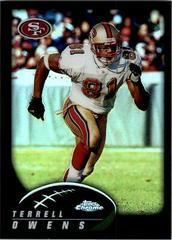 Terrell Owens #25 Football Cards 2002 Topps Chrome Prices