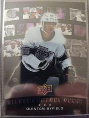 Quinton Byfield Hockey Cards 2021 Upper Deck Allure Control Room Prices