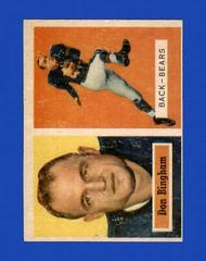 Don Bingham #117 Football Cards 1957 Topps Prices