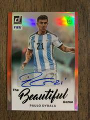 Paulo Dybala [Red] #BA-PD Soccer Cards 2022 Panini Donruss Beautiful Game Autographs Prices