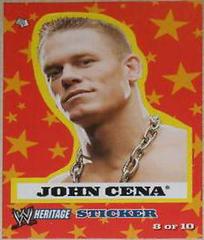 John Cena Wrestling Cards 2005 Topps Heritage WWE Stickers Prices