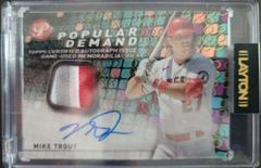 Mike Trout #PA-MT Baseball Cards 2022 Topps Pristine Autographs Prices