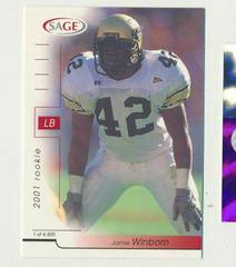 Jamie Winborn #50 Football Cards 2001 Sage Prices