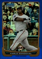 Pablo Sandoval [Blue Refractor] #14 Baseball Cards 2012 Bowman Chrome Prices