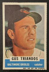 Gus Triandos [Hand Cut] #25 Baseball Cards 1961 Bazooka Prices
