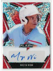 Masyn Winn [Red] #BA-MW1 Baseball Cards 2020 Leaf Flash Autographs Prices