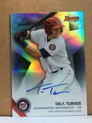 Trea Turner [Refractor] Baseball Cards 2015 Bowman's Best of Autographs Prices