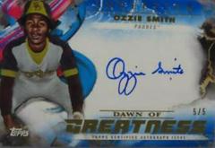 Ozzie Smith [Blue] Baseball Cards 2023 Topps Inception Dawn of Greatness Autographs Prices