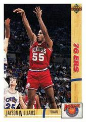Jayson Williams Basketball Cards 1991 Upper Deck Rookie Standouts Prices