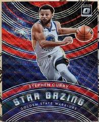 Stephen Curry [Red Wave] #10 Basketball Cards 2022 Panini Donruss Optic Star Gazing Prices